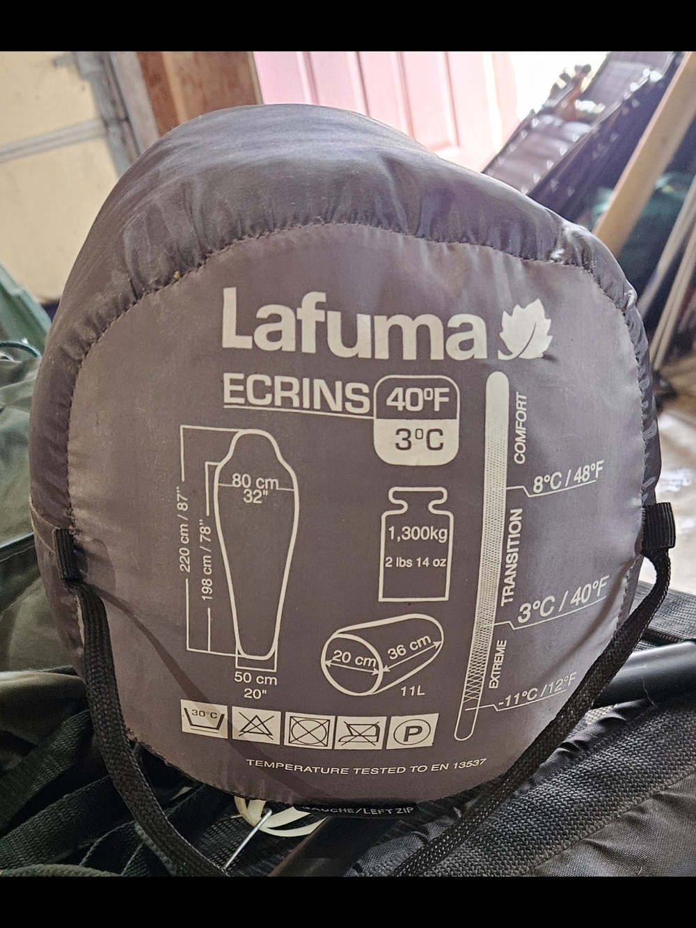 Lafuma Ecrins Sleeping Bag - Gray